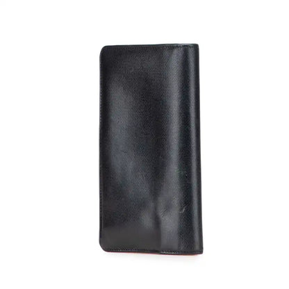 Chanel Lambskin Leather CC Button Long Wallet