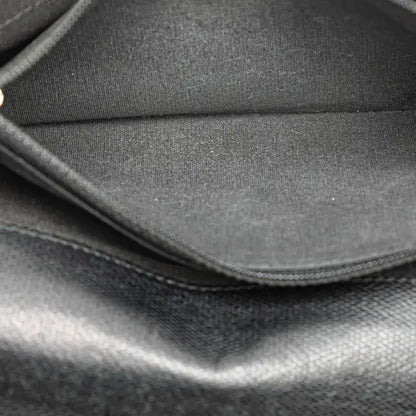 Chanel Lambskin Leather CC Button Long Wallet