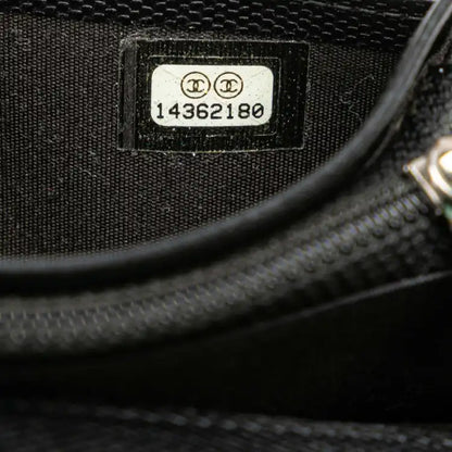 Chanel Lambskin Leather CC Button Long Wallet