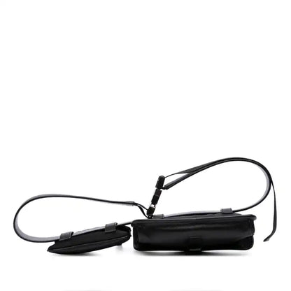 Prada Saffiano Trimmed Tessuto Belt Bag