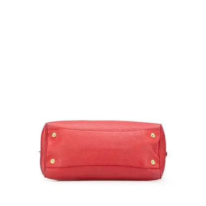 Prada Vitello Daino Zip Top Satchel