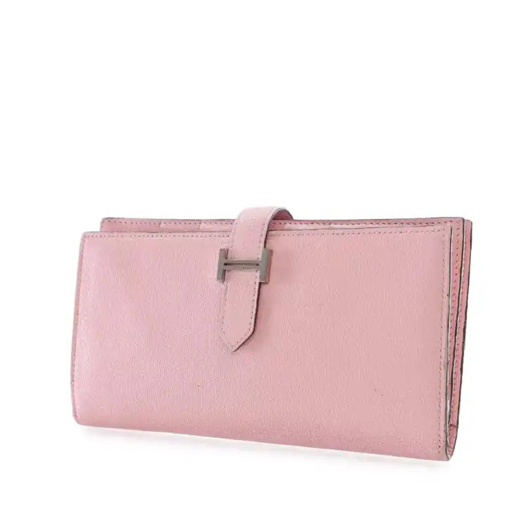 Hermès Chevre Mysore Bearn Long Wallet