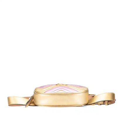 Gucci GG Marmont Matelasse Leather Belt Bag