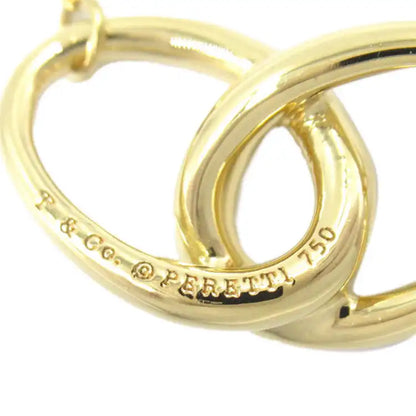 Tiffany 18K Yellow Gold Elsa Peretti Double Loop Necklace