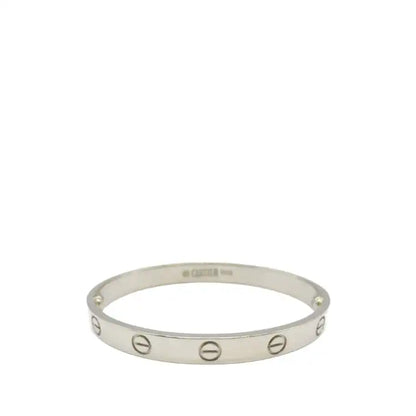 Cartier 18K White Gold Classic Love Bracelet