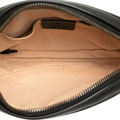 Gucci GG Marmont Matelasse Leather Belt Bag