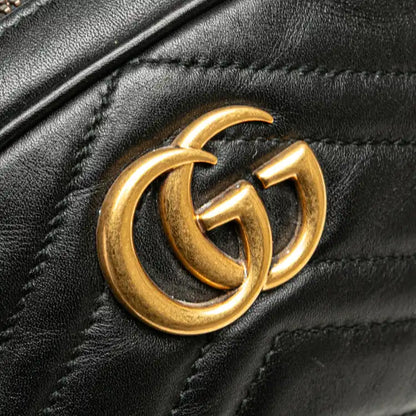 Gucci GG Marmont Matelasse Leather Belt Bag