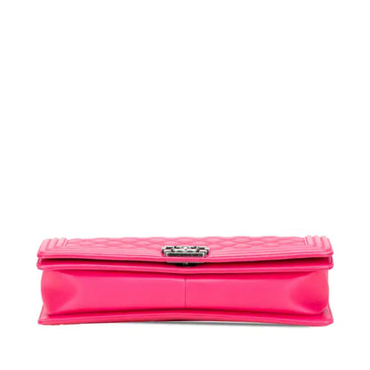 Chanel Quilted Lambskin Boy Flap Clutch