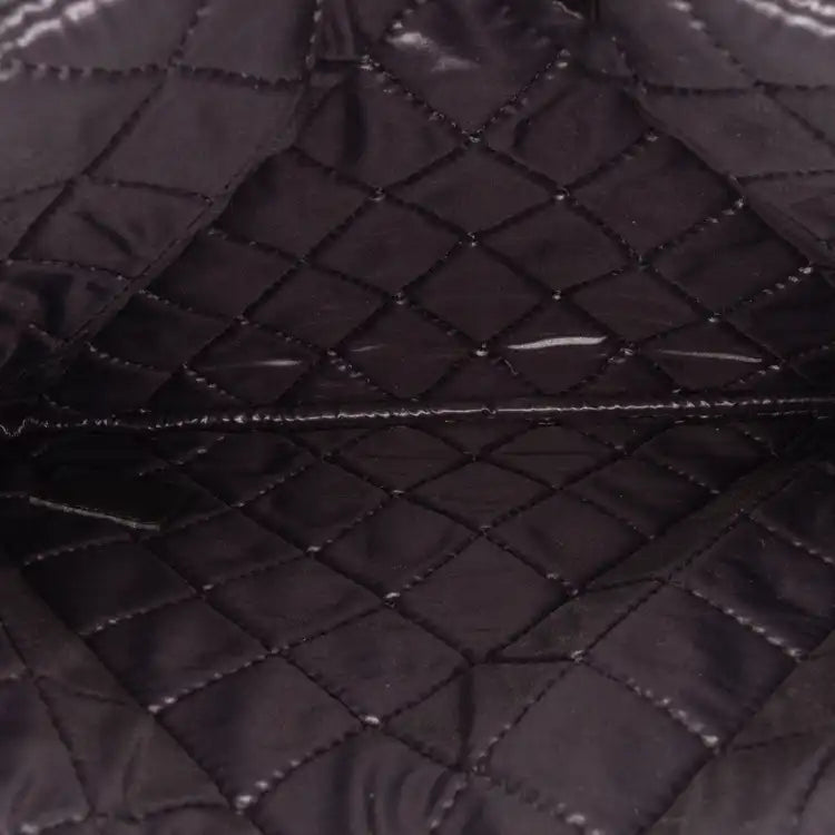 Chanel Medium Quilted Patent O Case Clutch