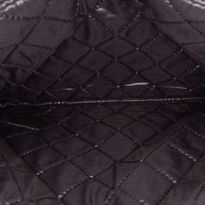 Chanel Medium Quilted Patent O Case Clutch
