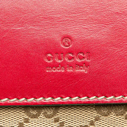 Gucci GG Canvas Web Double Pocket Belt Bag