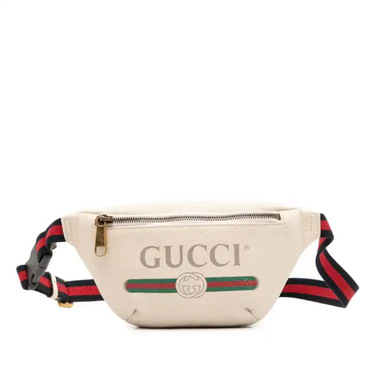 Gucci Leather Logo Belt Bag