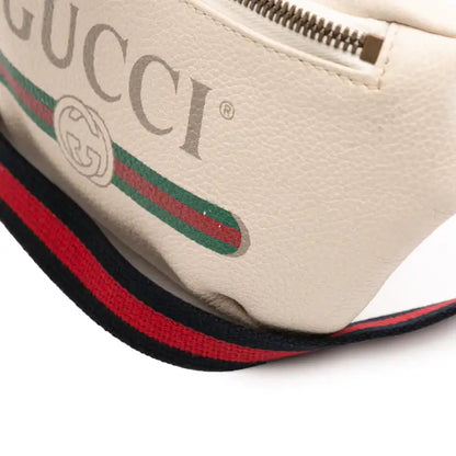 Gucci Leather Logo Belt Bag