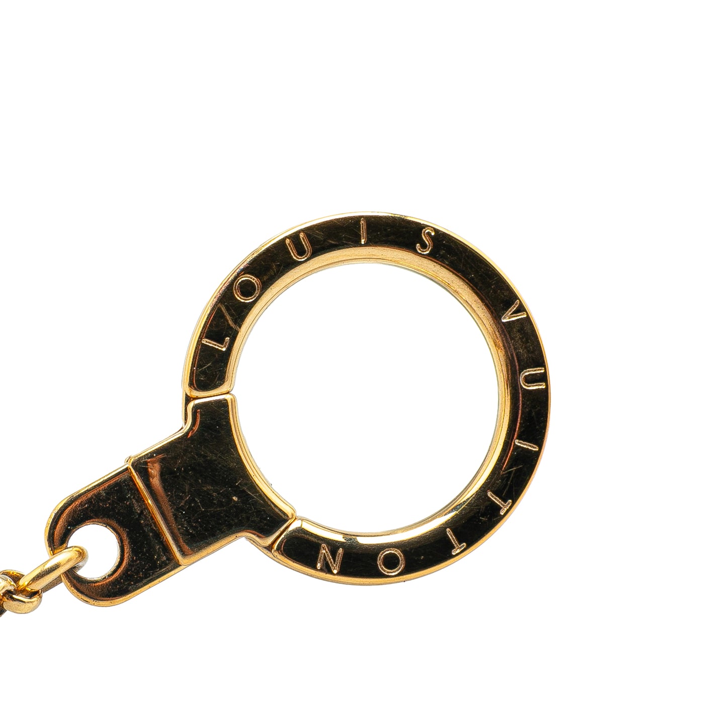 Louis Vuitton Gold Plated Bee Flower Bag Charm Key Chain