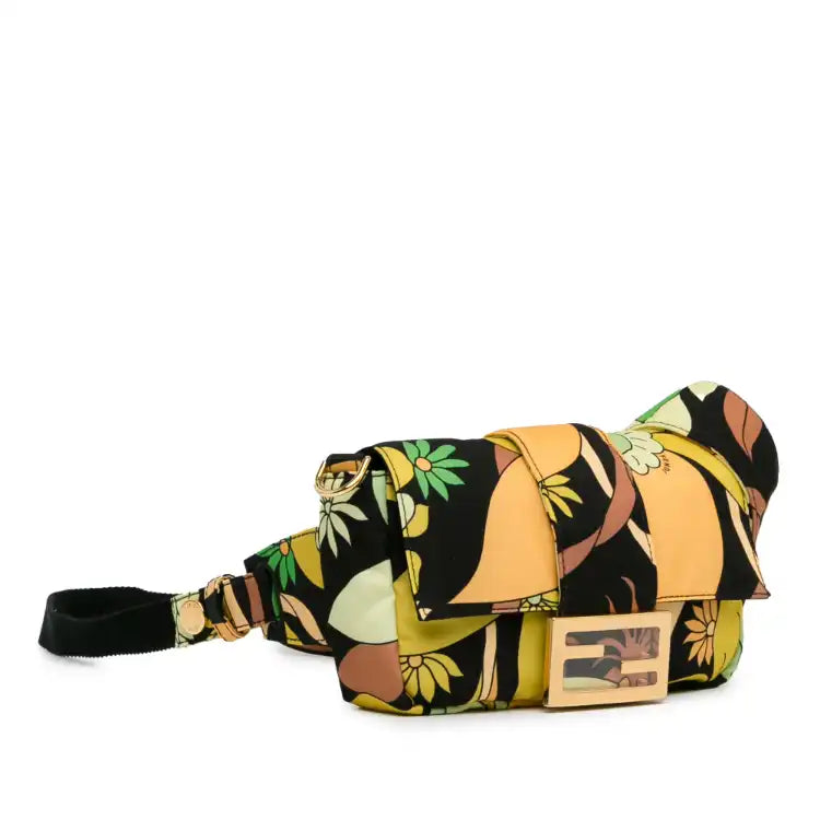 Fendi Floral Convertible Baguette