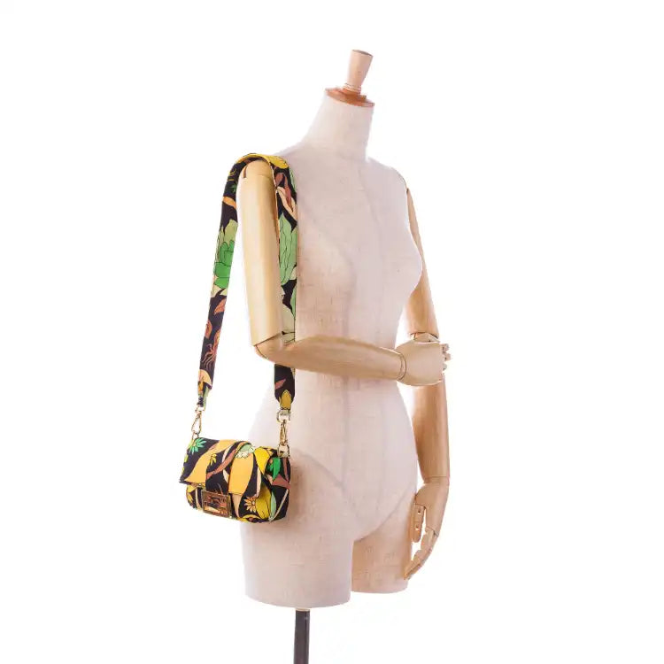 Fendi Floral Convertible Baguette