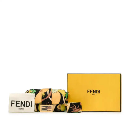 Fendi Floral Convertible Baguette