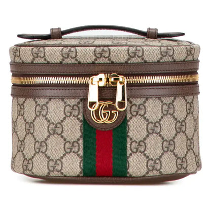 Gucci GG Supreme Web Ophidia Vanity Bag