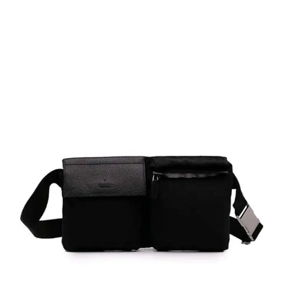 Gucci GG Canvas Double Pocket Belt Bag