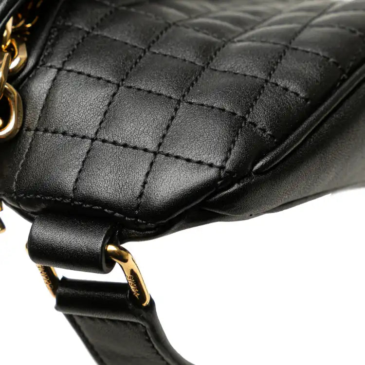 Celine Quilted Calfskin C Charm Belt Bag