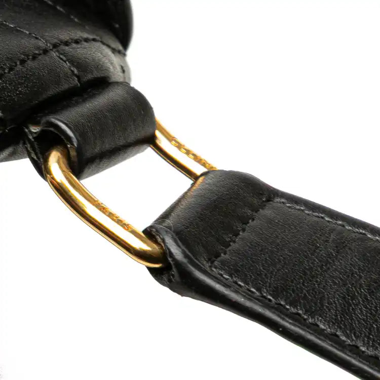 Celine Quilted Calfskin C Charm Belt Bag