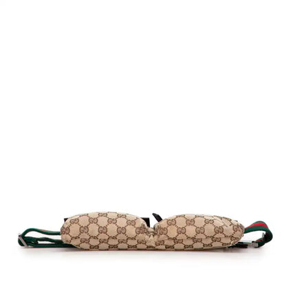 Gucci GG Canvas Web Double Pocket Belt Bag