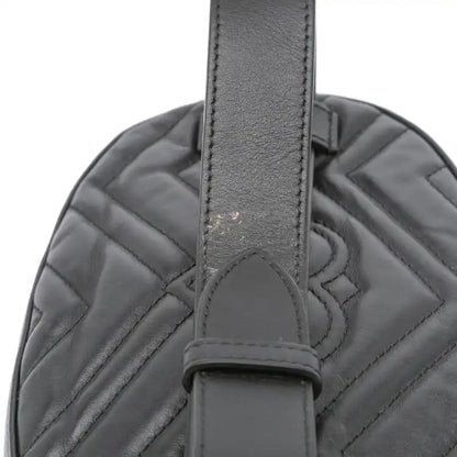 Gucci GG Marmont Matelasse Leather Animalier Belt Bag