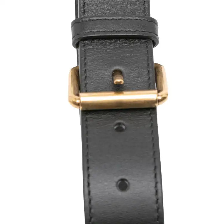 Gucci GG Marmont Matelasse Leather Animalier Belt Bag