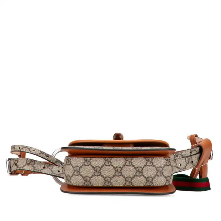 Gucci Mini GG Supreme Web Bamboo 1947 Belt Bag