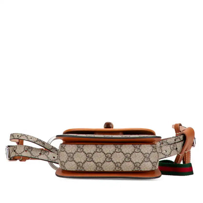 Gucci Mini GG Supreme Web Bamboo 1947 Belt Bag