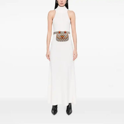 Gucci Mini GG Supreme Web Bamboo 1947 Belt Bag