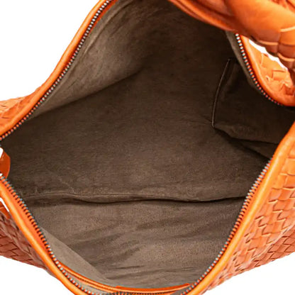 Bottega Veneta Medium Nappa Intrecciato Fuzzy Veneta Hobo