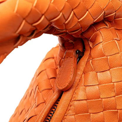 Bottega Veneta Medium Nappa Intrecciato Fuzzy Veneta Hobo