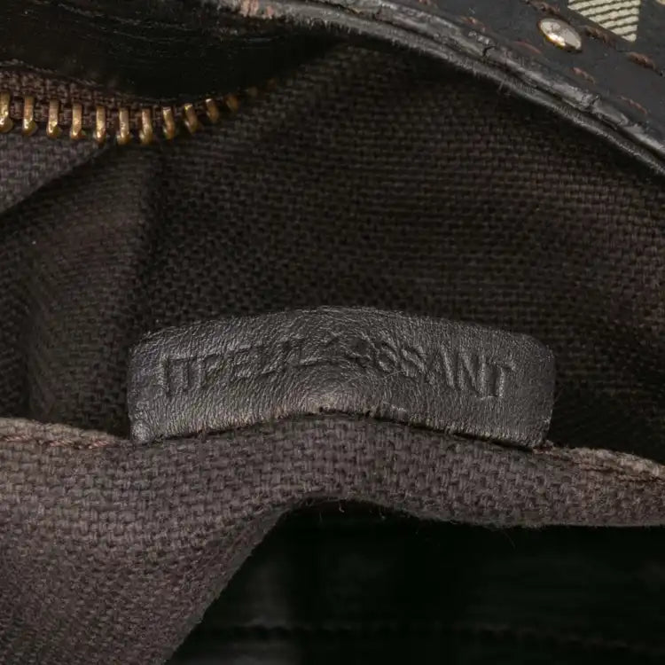 Burberry Haymarket Check Coated Canvas Hobo Bag