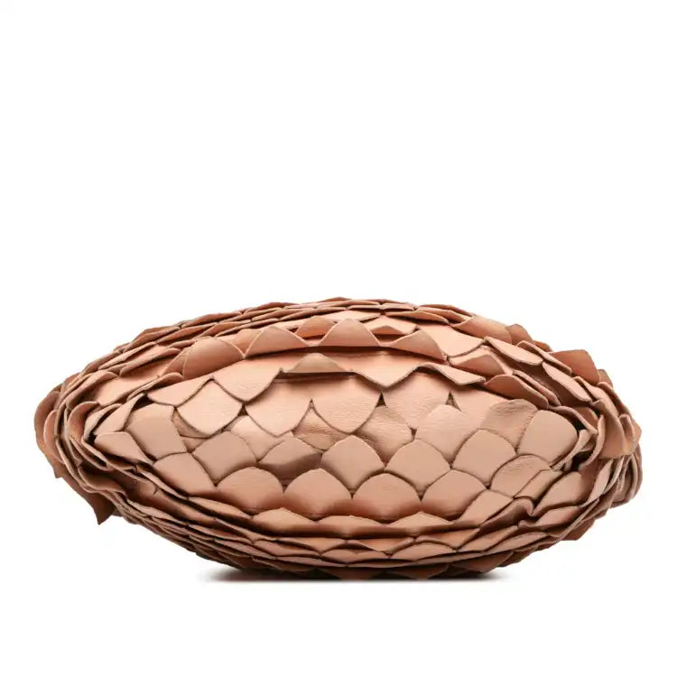 Saint Laurent Leather St Tropez Fish Scale Hobo