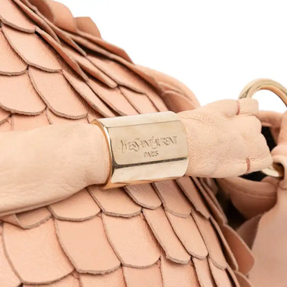 Saint Laurent Leather St Tropez Fish Scale Hobo