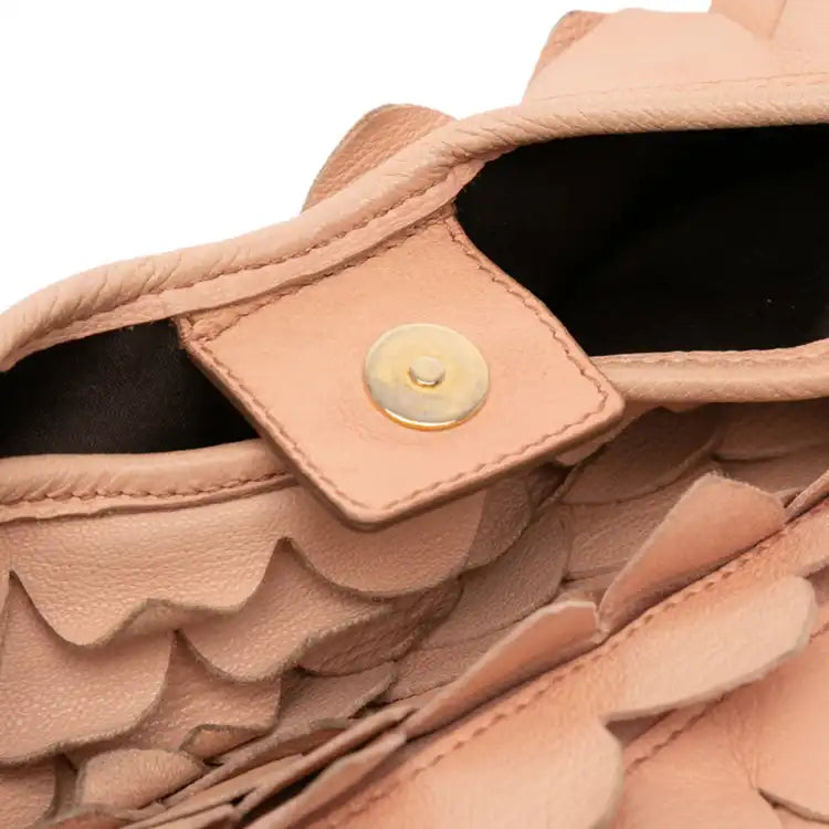 Saint Laurent Leather St Tropez Fish Scale Hobo