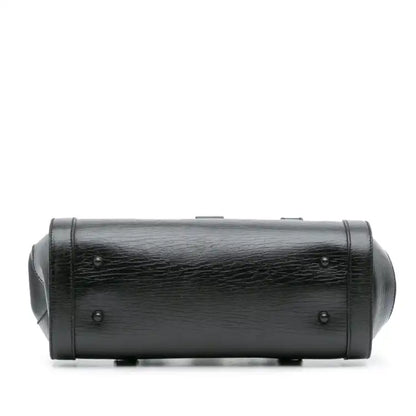 Leather Bamboo Bullet Shoulder Bag