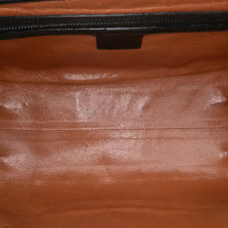 Leather Bamboo Bullet Shoulder Bag
