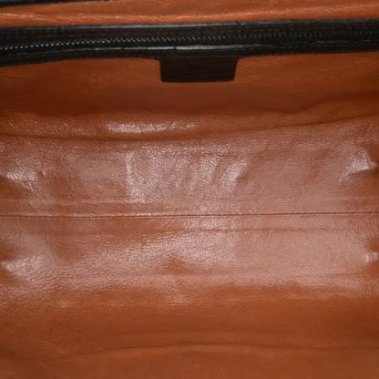 Leather Bamboo Bullet Shoulder Bag