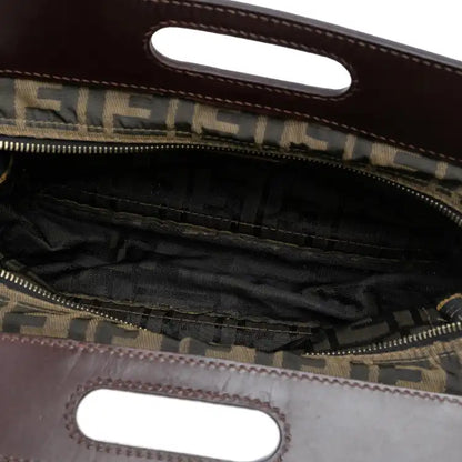 Fendi Mini Zucca Canvas Peekaboo Defender