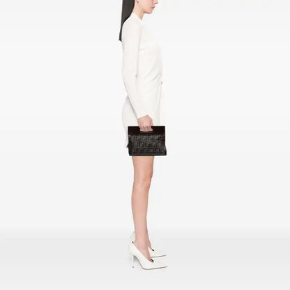 Fendi Mini Zucca Canvas Peekaboo Defender
