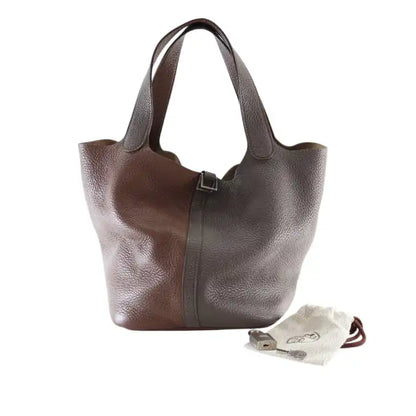 Hermès Bicolor Togo Picotin 22