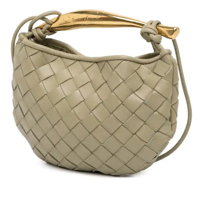 Bottega Veneta Baby Lambskin Intrecciato Sardine