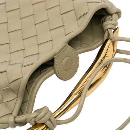Bottega Veneta Baby Lambskin Intrecciato Sardine