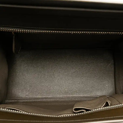 Celine Micro Tricolor Leather Luggage Tote