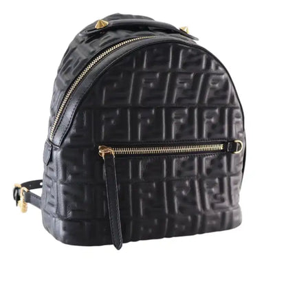 Fendi Mini Zucca Embossed Nappa By The Way Backpack