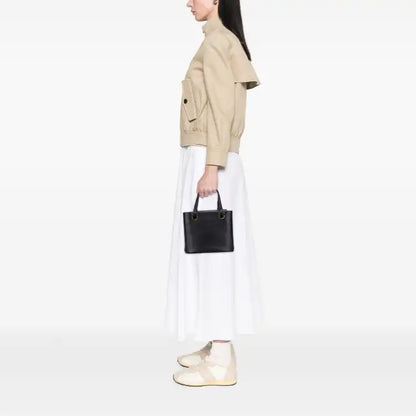 Ferragamo Leather Gancini Handbag