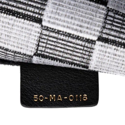 Dior Large Embroidered Canvas Checkered Book Tote