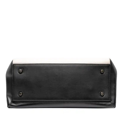 Celine Medium Bicolor Leather Edge Handbag